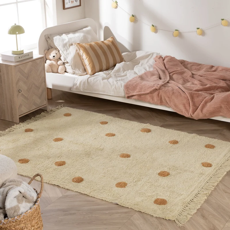 Teppich Kinderzimmer - Lou Dots Gelb