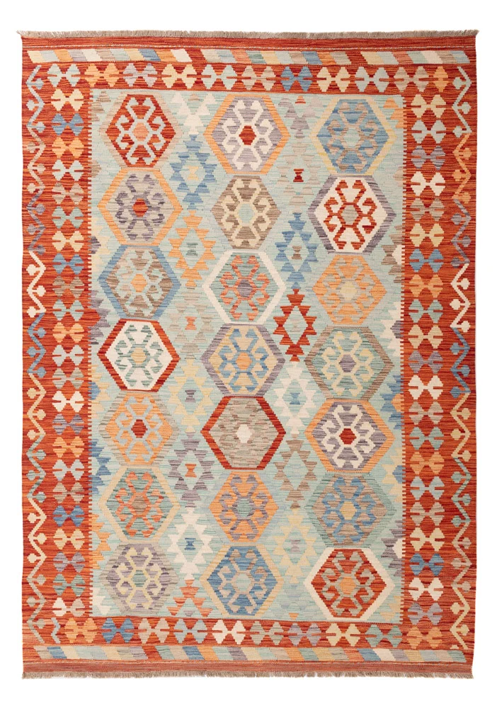 Kelim Maimene Teppich 175x249cm - bunt