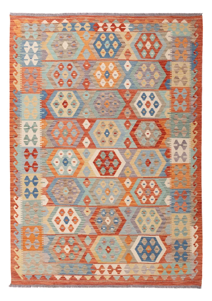 Kelim Maimene Teppich 176x248cm - bunt