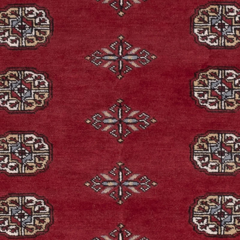 Pakistan Teppich 126x174cm - Orientteppich - rot