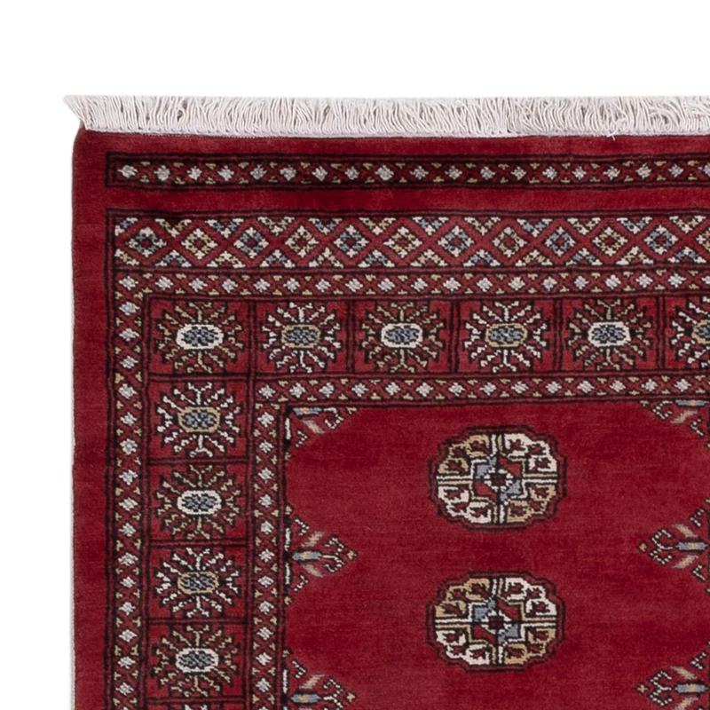 Pakistan Teppich 126x174cm - Orientteppich - rot
