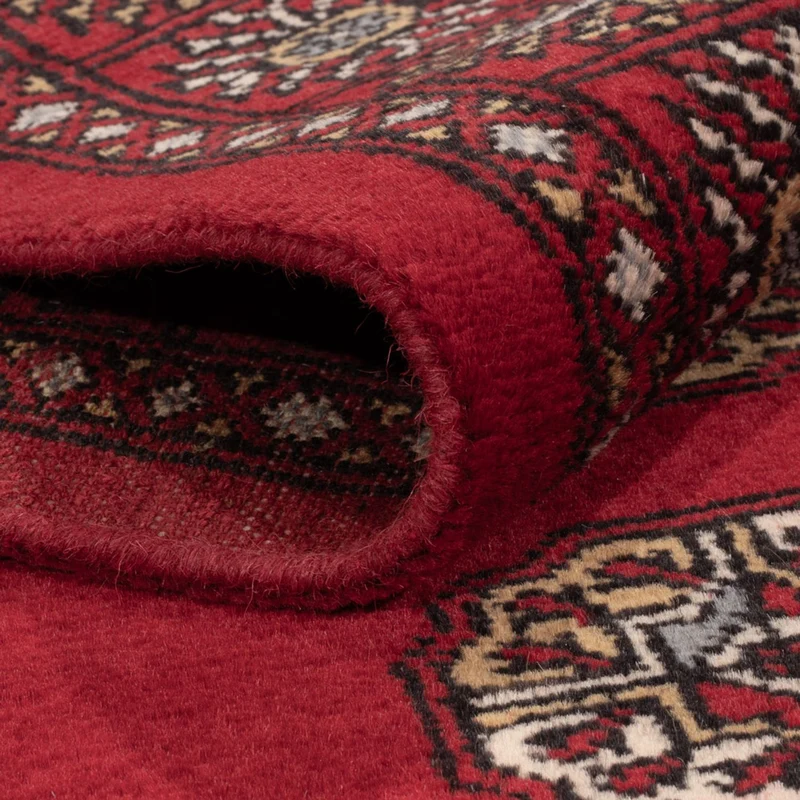 Pakistan Teppich 126x174cm - Orientteppich - rot