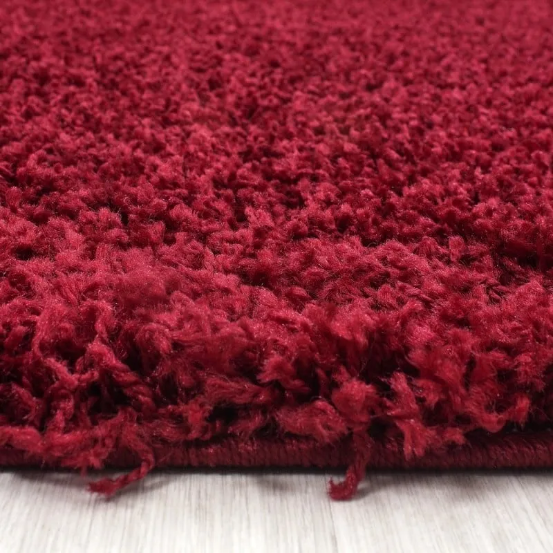 Hochflor Läufer - Life Rot