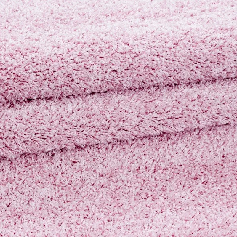 Hochflor Läufer - Life Rosa