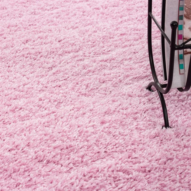 Hochflor Läufer - Life Rosa