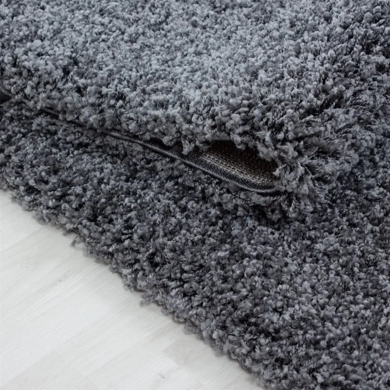 Hochflor Läufer - Life Grau