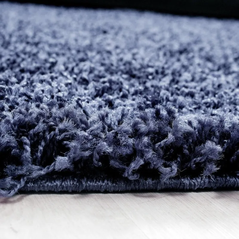 Hochflor Läufer - Life Blau