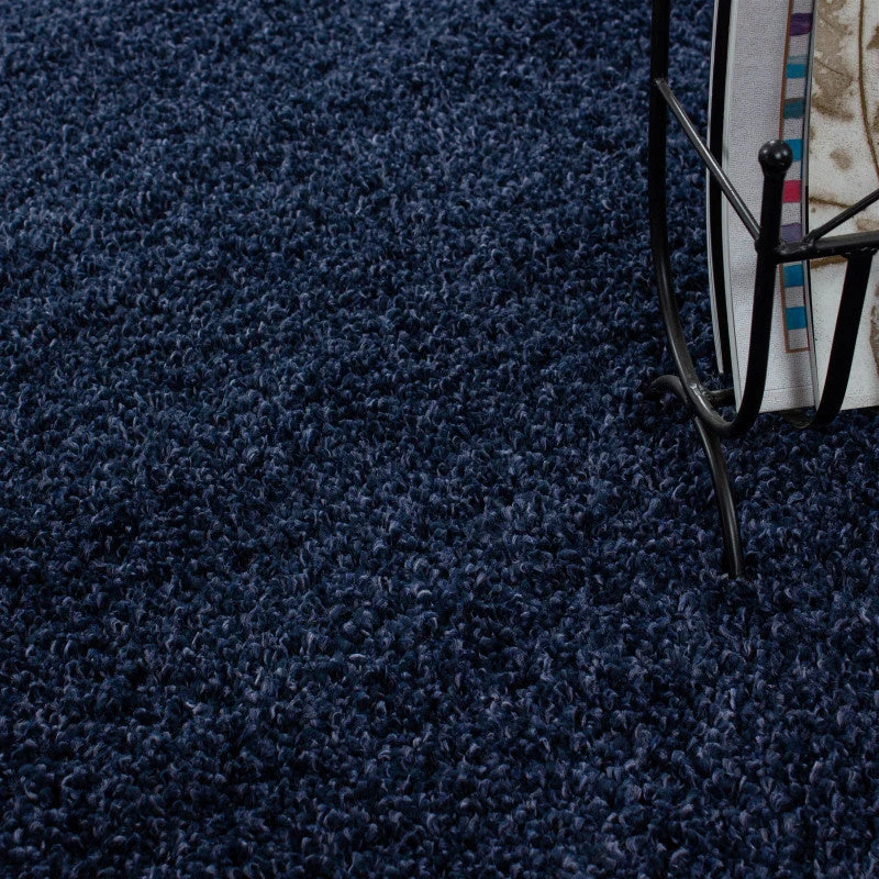 Hochflor Läufer - Life Blau