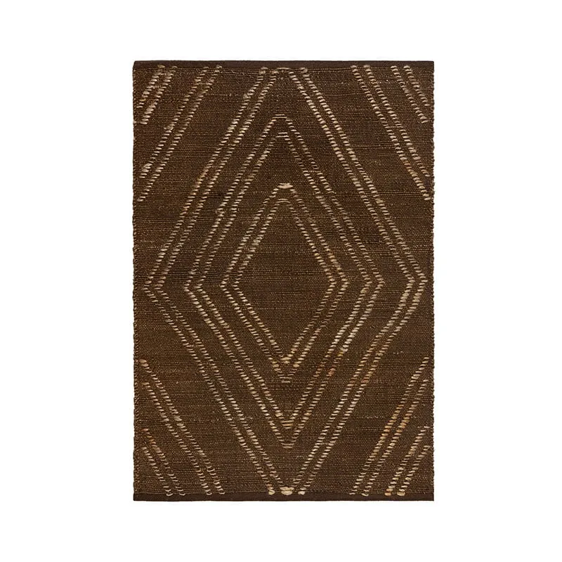 Jute Teppich - Deso Trey Braun