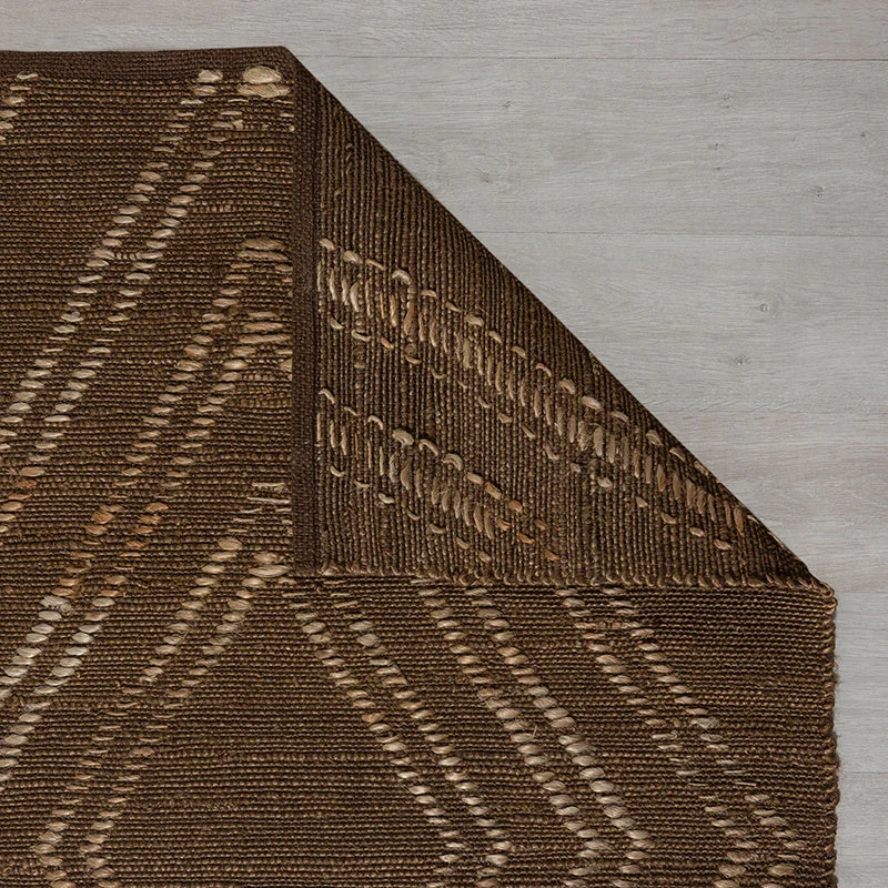 Jute Teppich - Deso Trey Braun