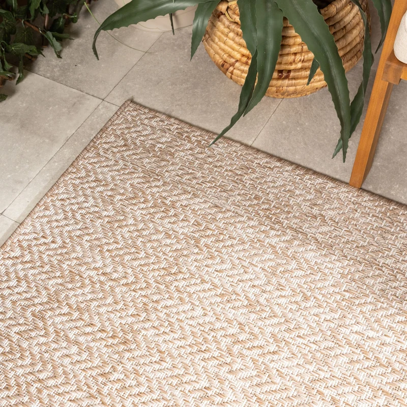 Garten Teppich - Nusa Lines Beige
