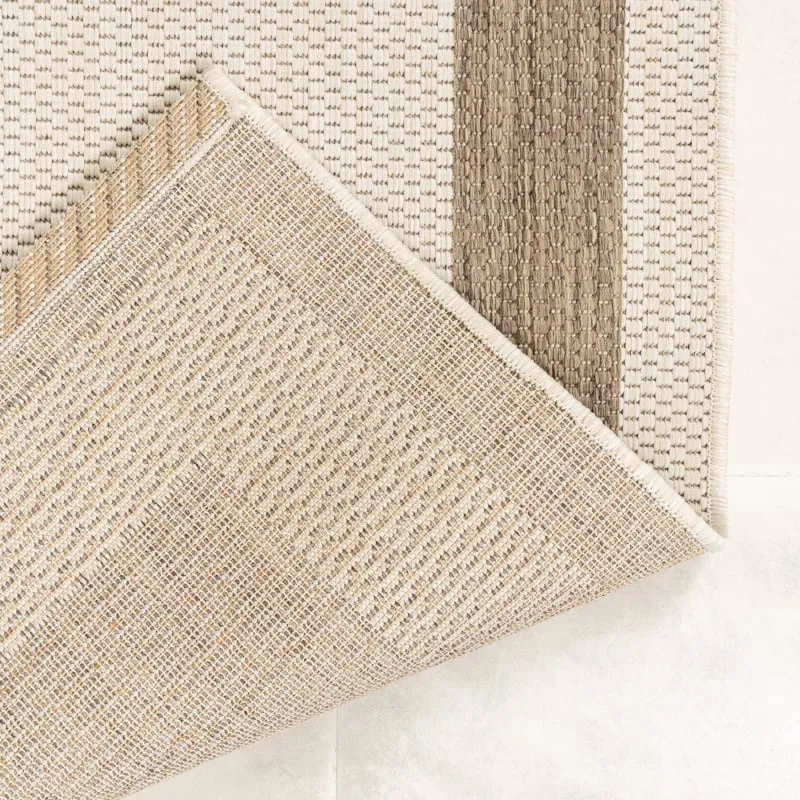 In- & Outdoor Jute Teppich - Nomad Edge Creme