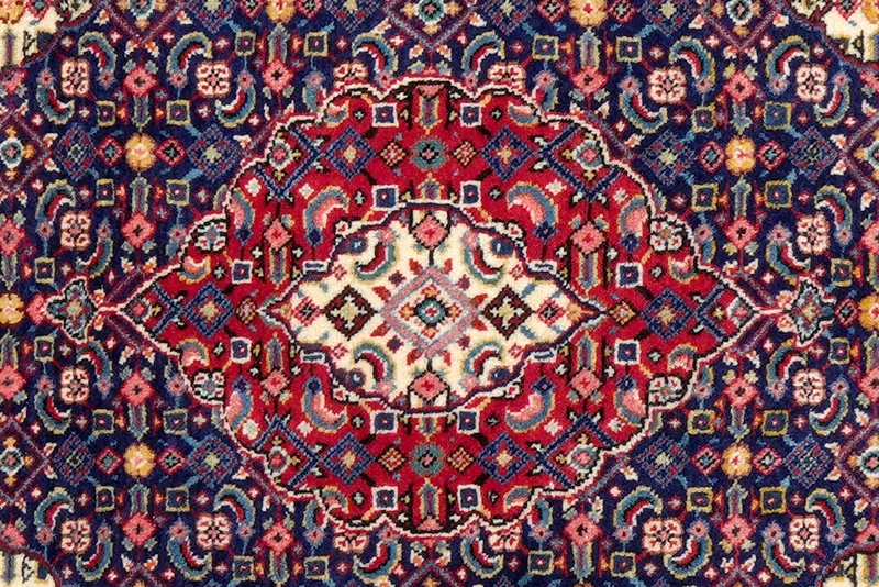 Sarough · Handgeknüpft – Blau, 79x70 cm