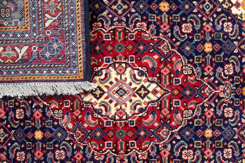 Sarough · Handgeknüpft – Blau, 79x70 cm