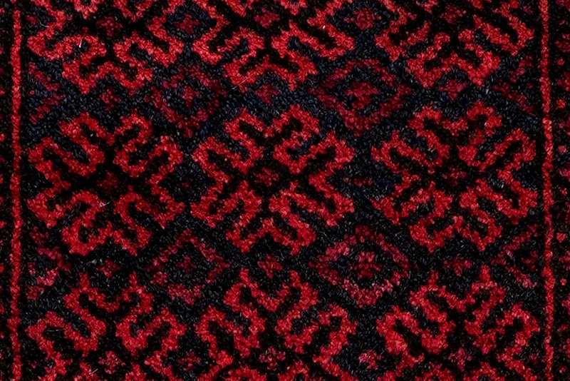 Belutch · Handgeknüpft – Bunt, 43x45 cm