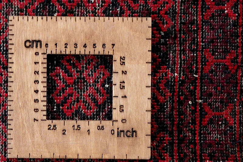 Belutch · Handgeknüpft – Bunt, 43x45 cm