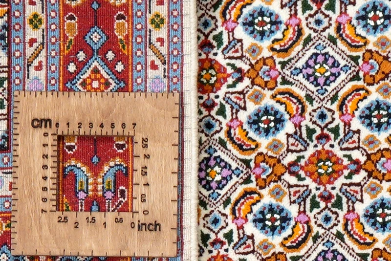 Moud Mahi · Handgeknüpft – Beige, 118x79 cm