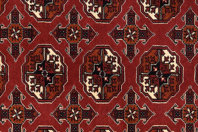 Turkman · Handgeknüpft – Rot, 201x134 cm