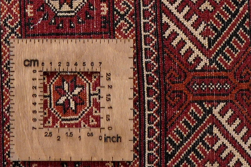 Turkman · Handgeknüpft – Rot, 201x134 cm