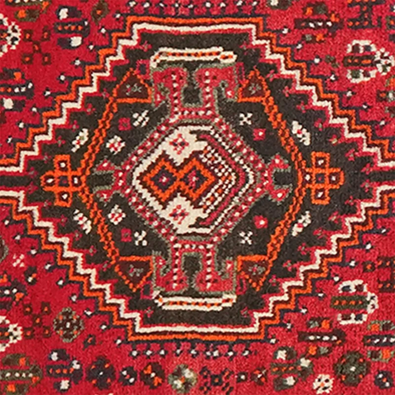 Shiraz · Handgeknüpft – Rot, 129x82 cm