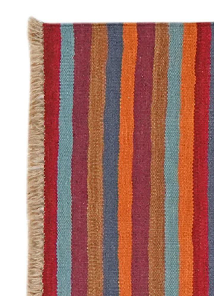 Kelim Gashgai · Handgewebt – Bunt, 199x63 cm