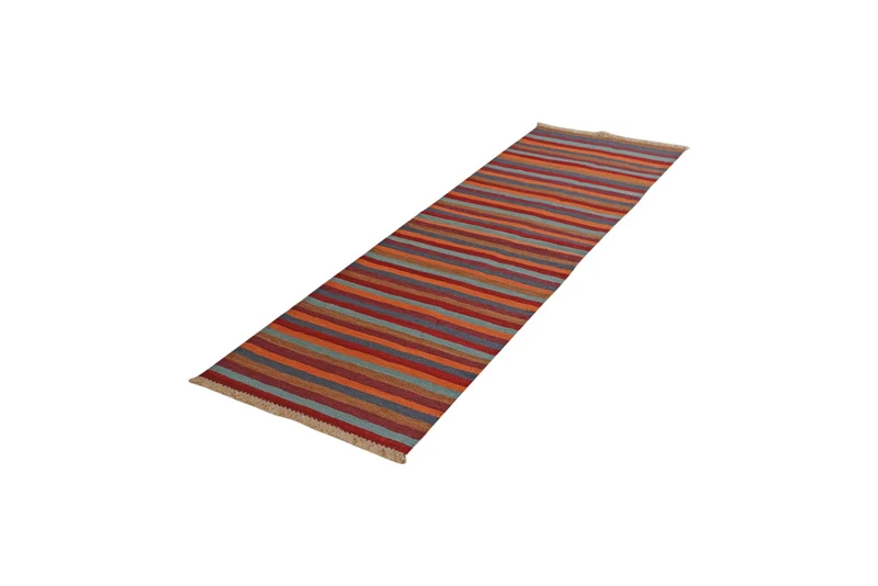 Kelim Gashgai · Handgewebt – Bunt, 199x63 cm