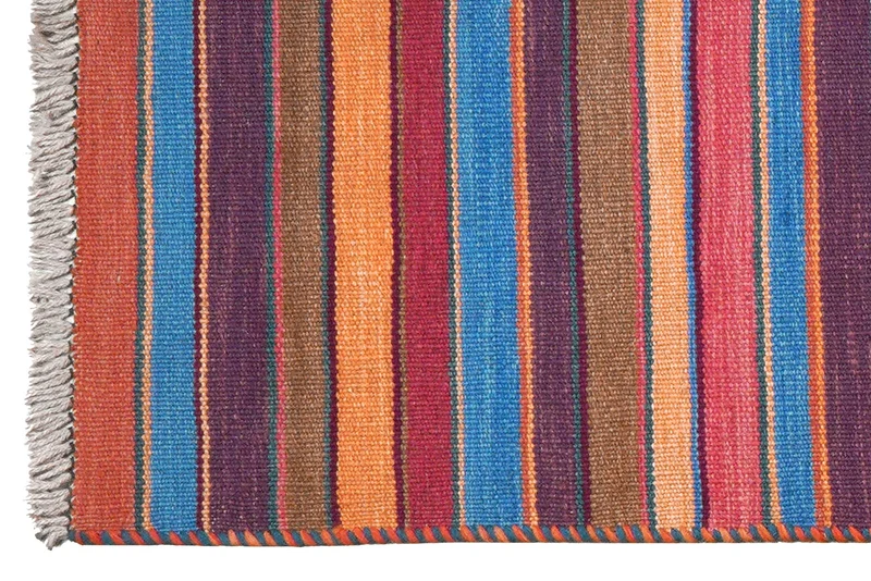 Kelim Gashgai · Handgewebt – Bunt, 196x57 cm