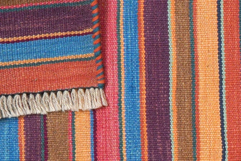 Kelim Gashgai · Handgewebt – Bunt, 196x57 cm