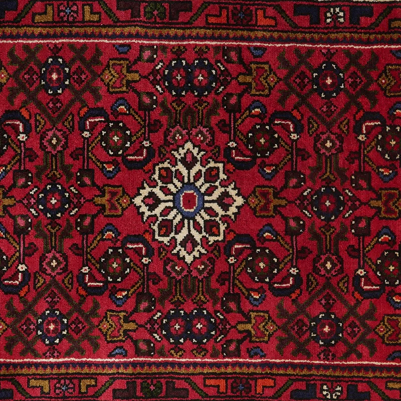 Hosseinabad · Handgeknüpft – Rot, 318x94 cm