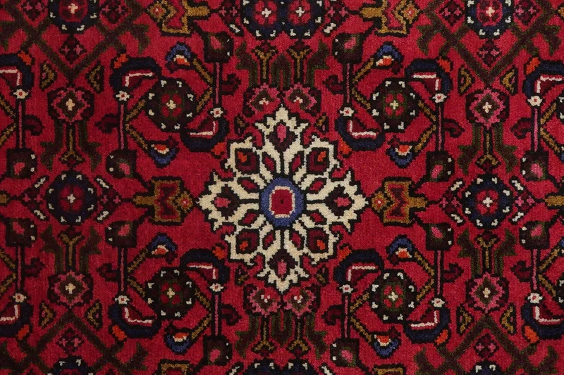 Hosseinabad · Handgeknüpft – Rot, 318x94 cm
