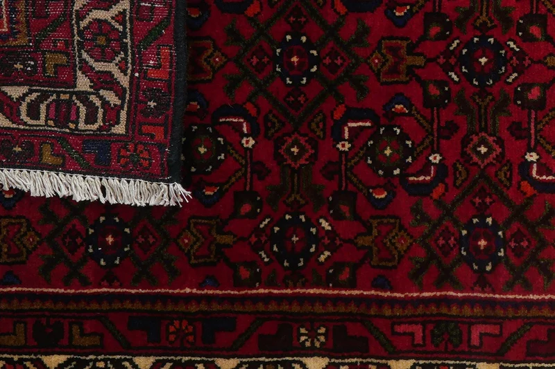 Hosseinabad · Handgeknüpft – Rot, 318x94 cm