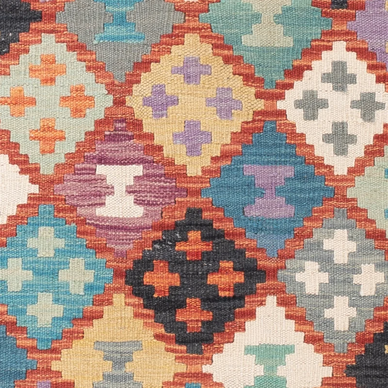 Kelim Maimene Teppich 104x150cm - bunt
