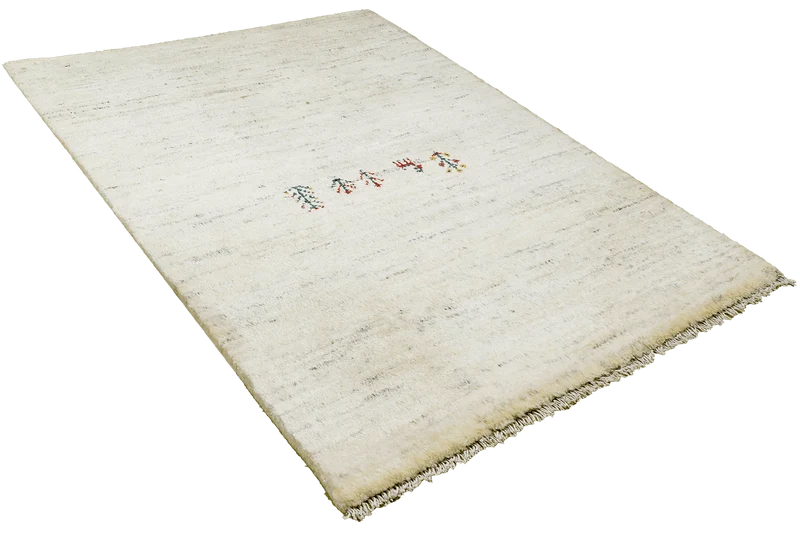 Gabbeh · Handgeknüpft – Beige, 128x88 cm