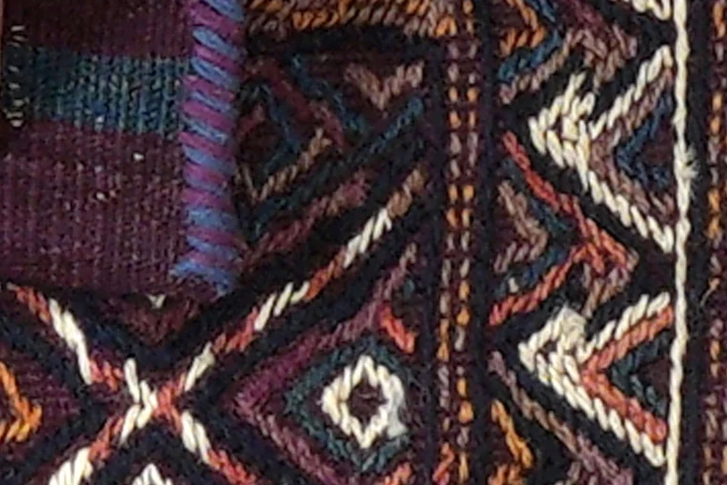 Tasche · Handgefertigt – Bunt, 24x48 cm