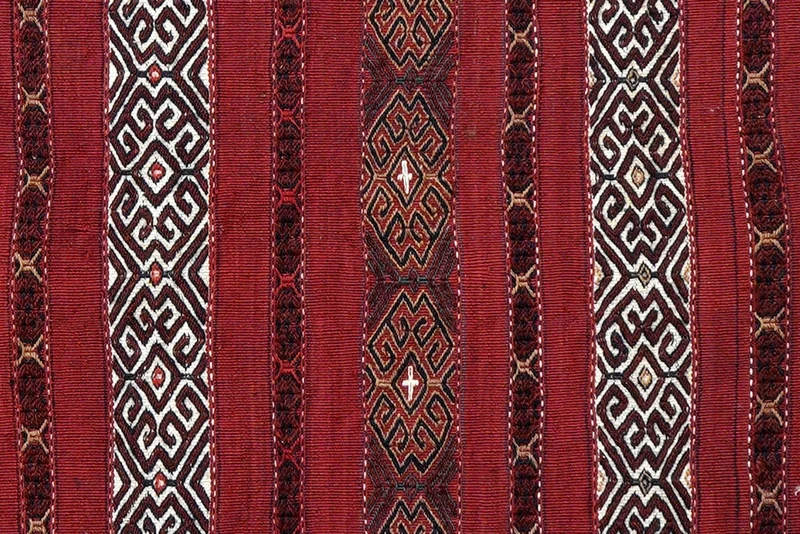 Kelim Belutch · Handgewebt – Rot, 62x108 cm