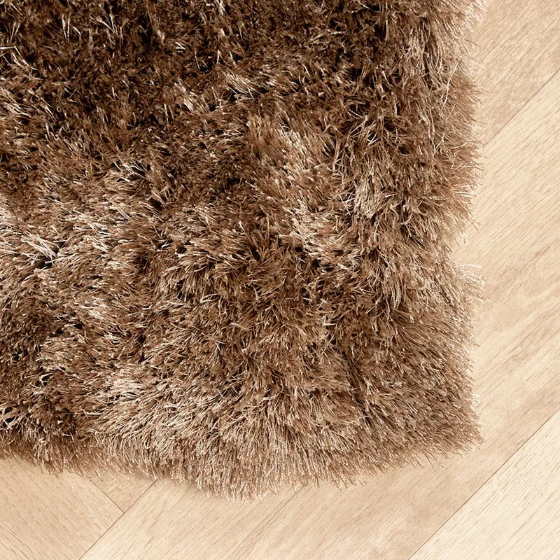 Hochflor Teppich - Glorious Taupe