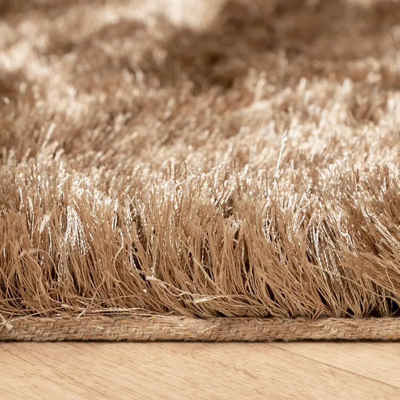 Hochflor Teppich - Glorious Taupe