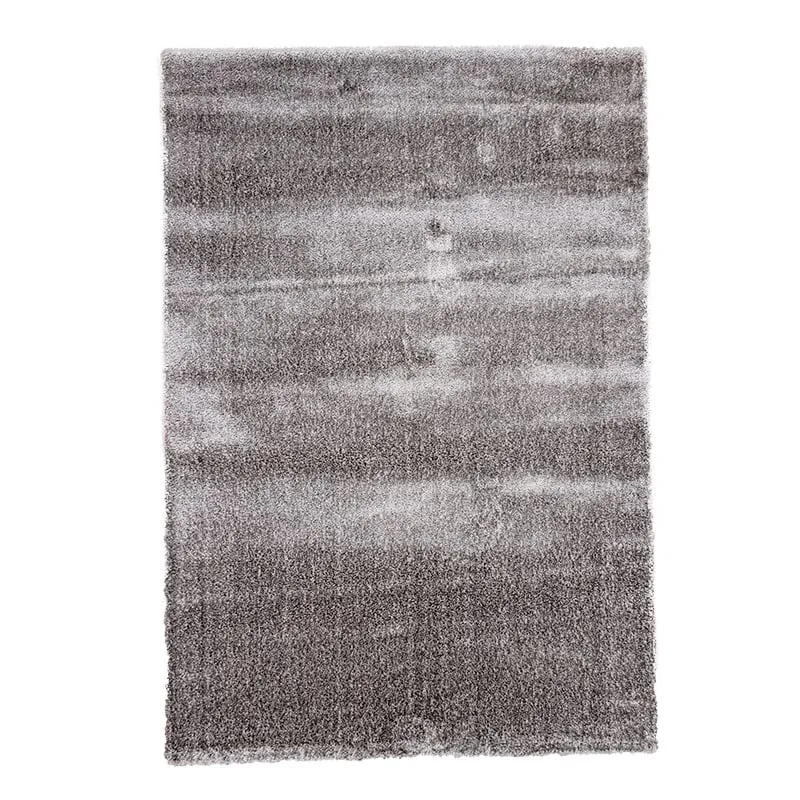 Hochflor Teppich - Glazy Hellgrau