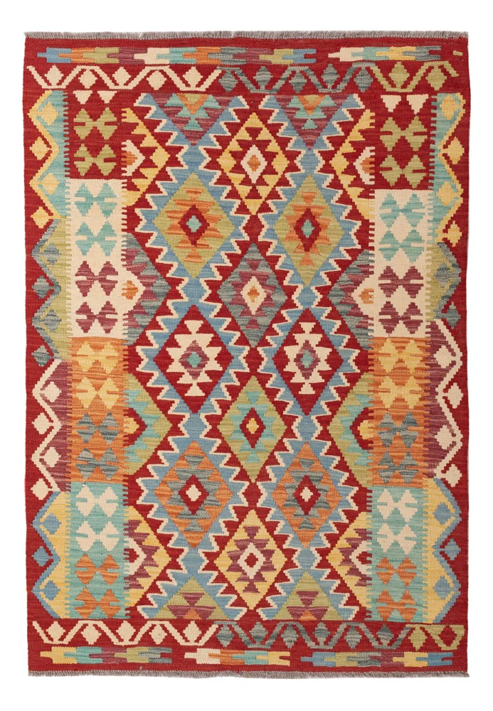 Kelim Maimene Teppich 110x158cm - bunt