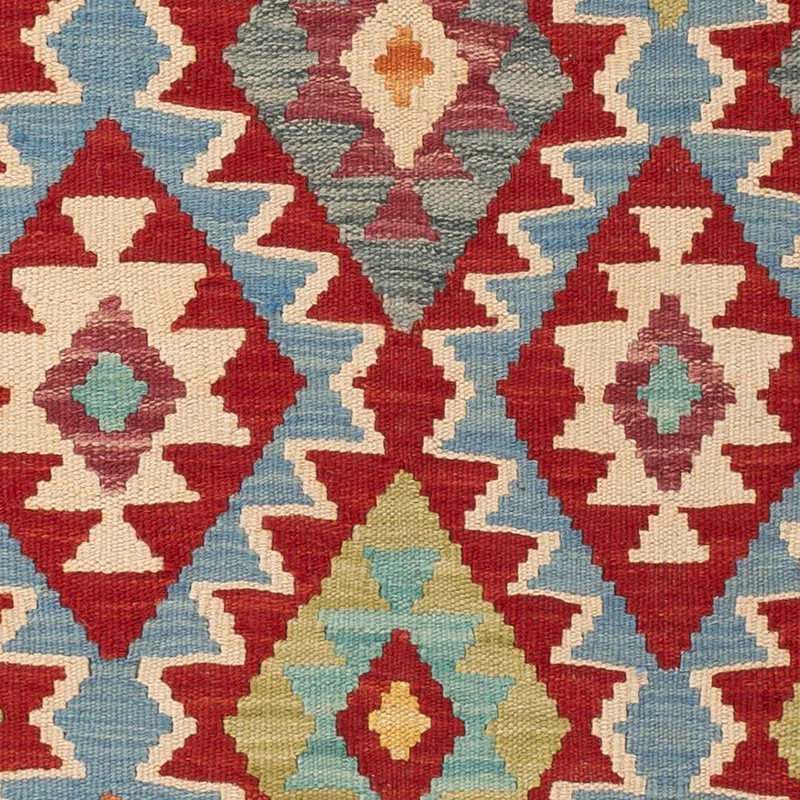 Kelim Maimene Teppich 110x158cm - bunt