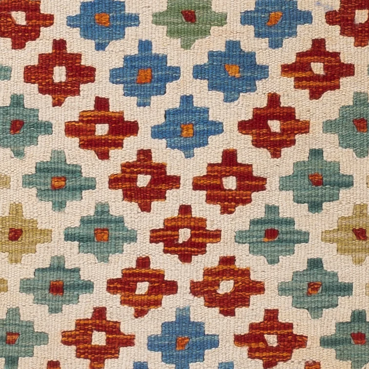 Kelim Maimene Teppich 87x142cm - bunt