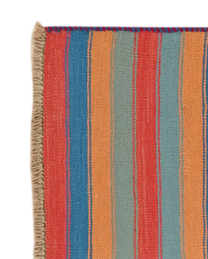 Kelim Gashgai · Handgewebt – Bunt, 195x58 cm