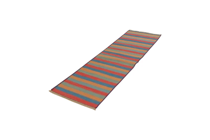 Kelim Gashgai · Handgewebt – Bunt, 195x58 cm