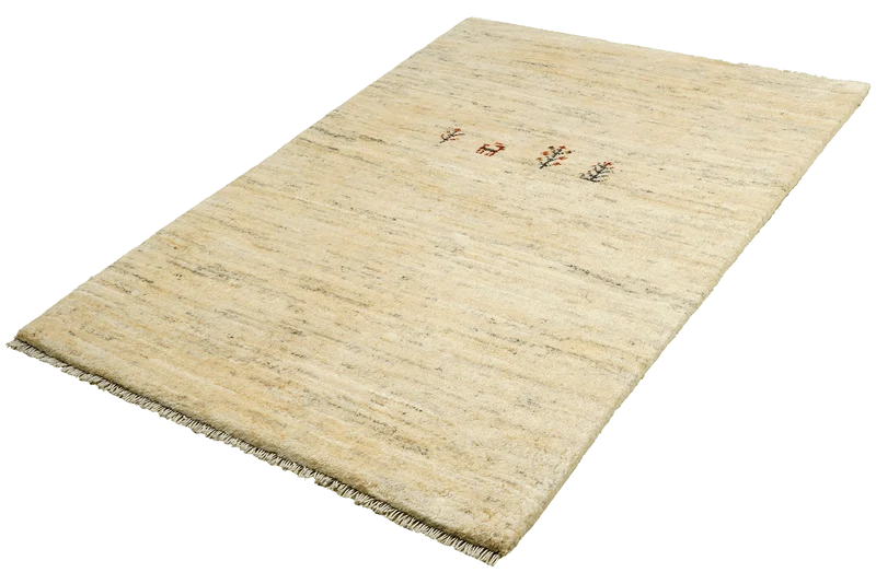 Gabbeh · Handgeknüpft – Beige, 127x84 cm