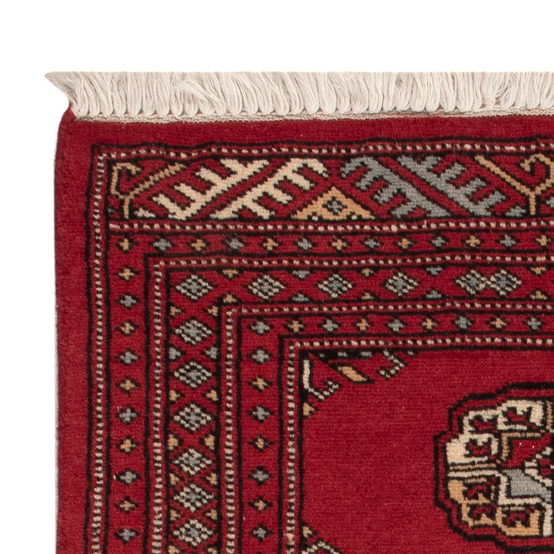 Pakistan Teppich 63x90cm - Orientteppich - rot