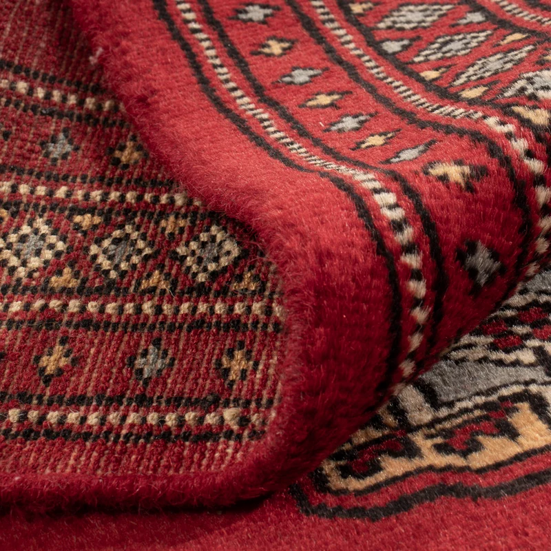 Pakistan Teppich 63x90cm - Orientteppich - rot
