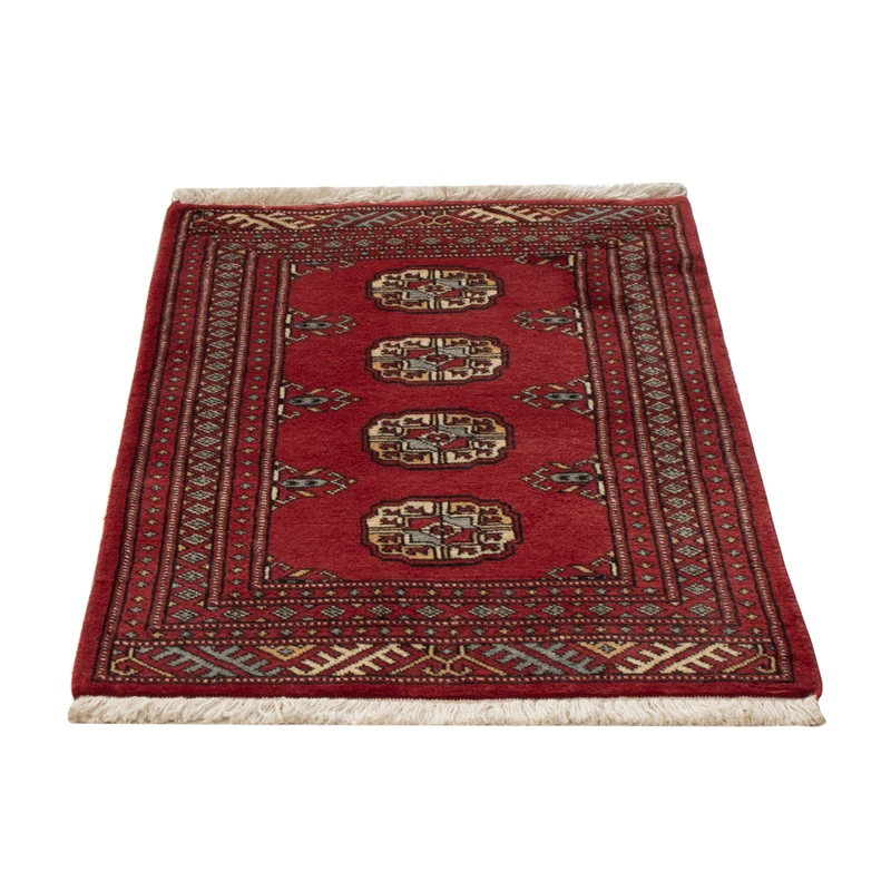 Pakistan Teppich 63x90cm - Orientteppich - rot
