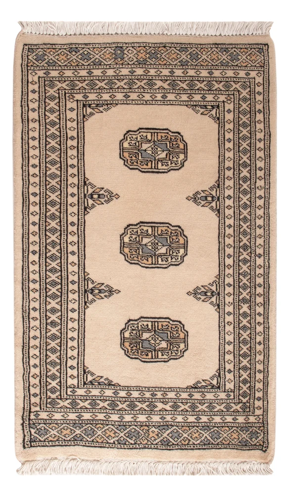 Pakistan Teppich 60x93cm - Orientteppich - creme