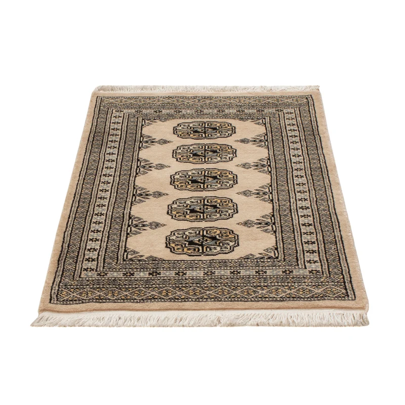 Pakistan Teppich 62x90cm - Orientteppich - creme