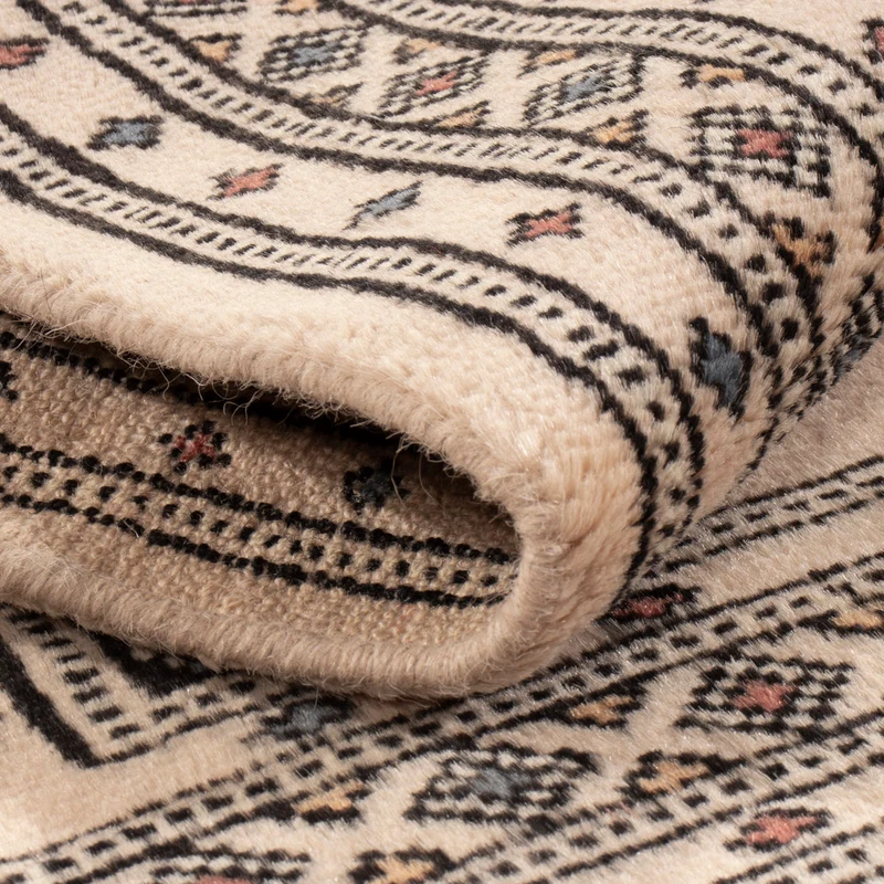 Pakistan Teppich 63x93cm - Orientteppich - creme